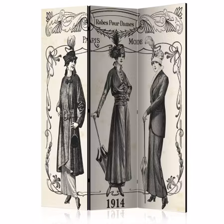 3-delad ljuddämpande rumsavdelare - Dress 1914