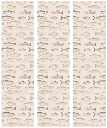 3-delad ljuddämpande rumsavdelare - Fish Beige