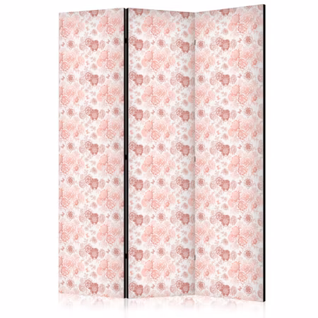 3-delad ljuddämpande rumsavdelare - Pink Blosso