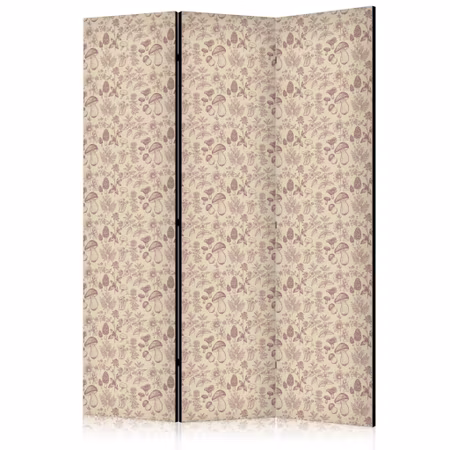 3-delad ljuddämpande rumsavdelare - Beige Natur