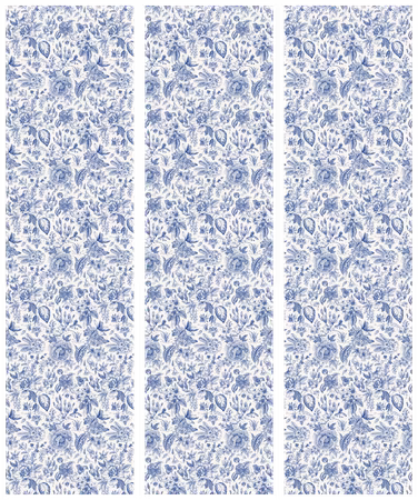 3-delad ljuddämpande rumsavdelare - Illustratio
