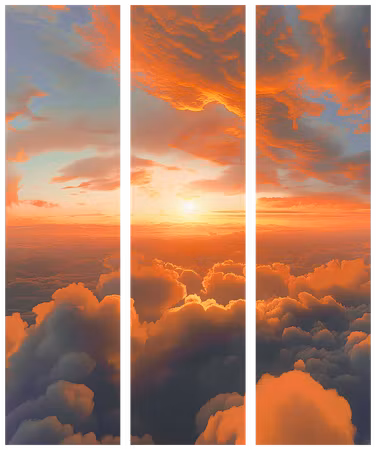 3-delad ljuddämpande rumsavdelare - When Dawn