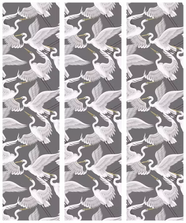 3-delad ljuddämpande rumsavdelare - Pastel Bird
