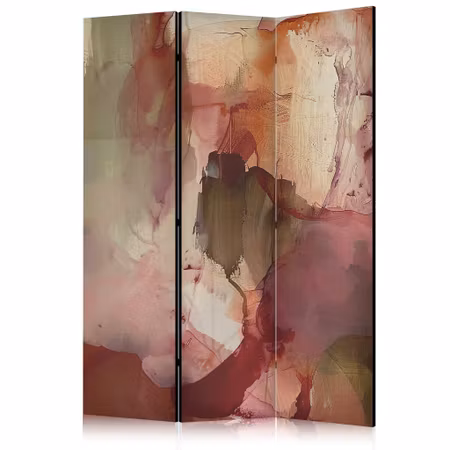 3-delad rumsavdelare - Rose abstraction spilled