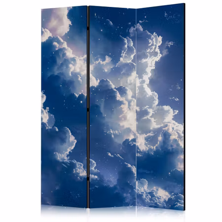 3-delad rumsavdelare - Starry clouds and gentle