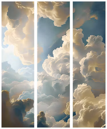 3-delad rumsavdelare - Sun and shadows a