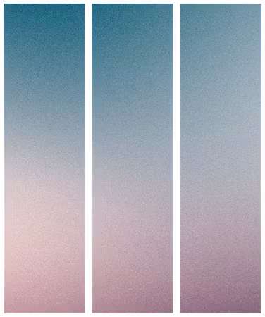 3-delad rumsavdelare - Nostalgic gradient gradient