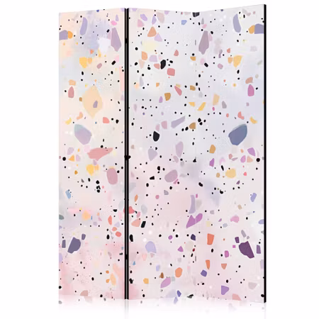 3-delad rumsavdelare - Terrazzo in confetti style