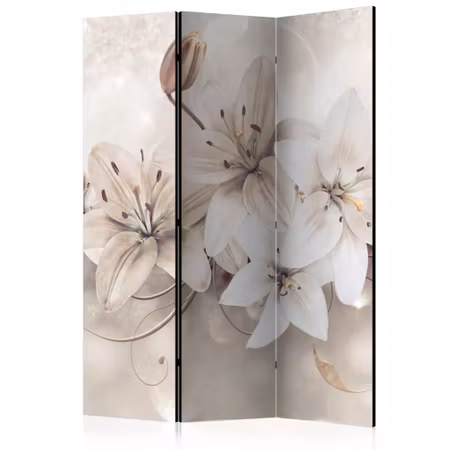 3-delad rumsavdelare - Diamond lilies