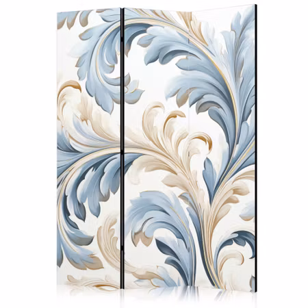 3-delad rumsavdelare - Baroque ornaments in light