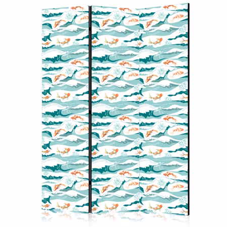 3-delad rumsavdelare - Fish leaping above the