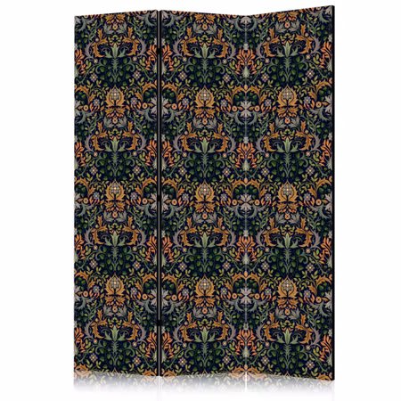 3-delad rumsavdelare - Retro vintage intricate and