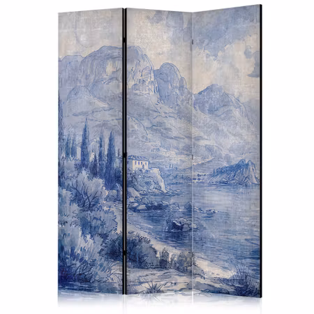 3-delad rumsavdelare - Italian landscape lake como
