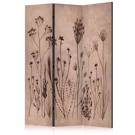 3-delad rumsavdelare - Plant vintage delicate