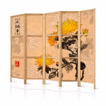 5-delad japanska rumsavdelare - Style
