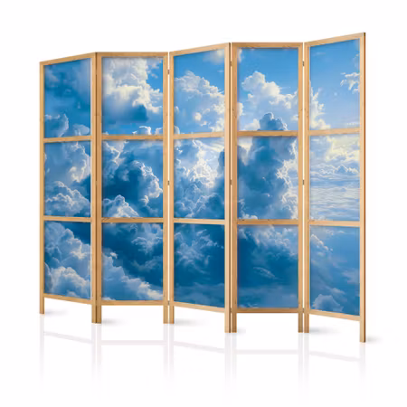 5-delad japanska rumsavdelare - Ocean in the air