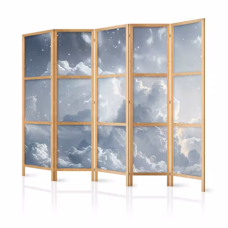 5-delad japanska rumsavdelare - Astral calm stars
