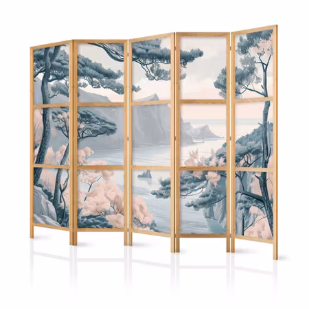 5-delad japanska rumsavdelare - Mountainous