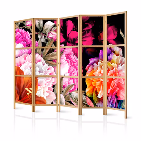 5-delad japanska rumsavdelare - Floral abundance