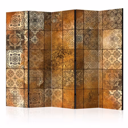 5-delad ljuddämpande rumsavdelare - Old tiles