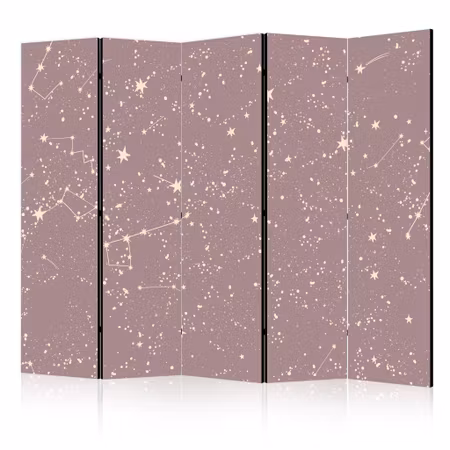 5-delad ljuddämpande rumsavdelare - Night sky