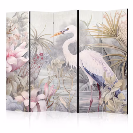5-delad ljuddämpande rumsavdelare - Heron wading