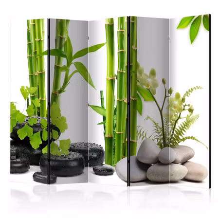 5-delad ljuddämpande rumsavdelare - Bamboos and