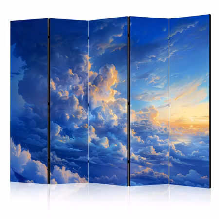 5-delad ljuddämpande rumsavdelare - When the sky