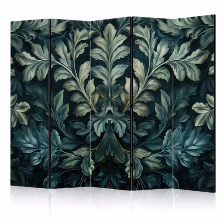 5-delad ljuddämpande rumsavdelare - Dark green
