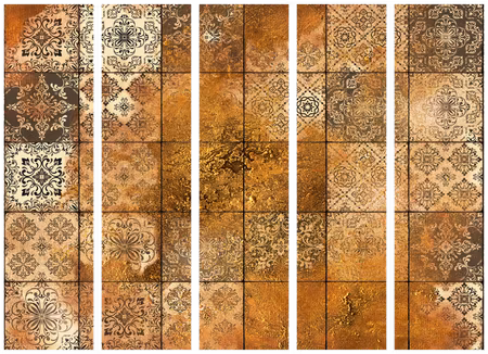 5-delad rumsavdelare - Old Tiles
