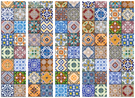 5-delad rumsavdelare - Colorful Mosaic