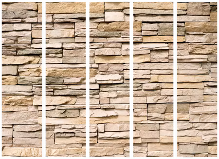 5-delad rumsavdelare - Decorative Stone