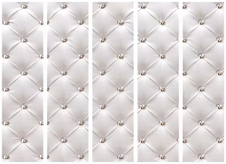 5-delad rumsavdelare - White Elegance