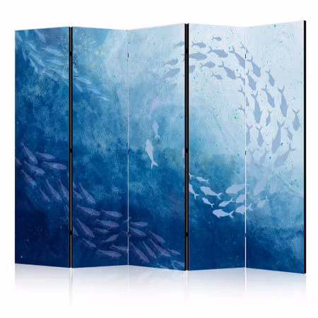 5-delad rumsavdelare - Schools of Fish Luminous of