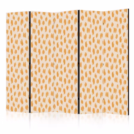 5-delad rumsavdelare - Drawn Pattern in Spots and