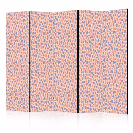 5-delad rumsavdelare - Giraffe Pattern Colorful in