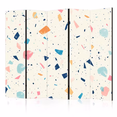 5-delad rumsavdelare - Terrazzo with Multicolored