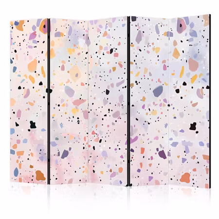 5-delad rumsavdelare - Terrazzo in Confetti Style