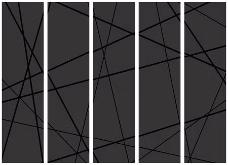 5-delad rumsavdelare - Dark Intersection