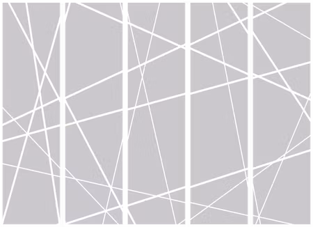 5-delad rumsavdelare - Modern Cobweb