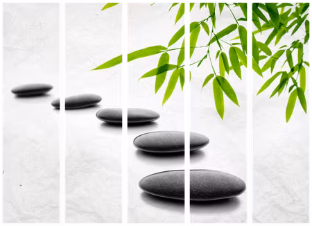 5-delad rumsavdelare - Zen Stones