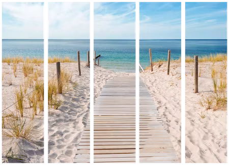 5-delad rumsavdelare - Holiday At the Seaside