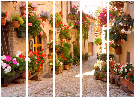 5-delad rumsavdelare - The Alley in Spello Italy
