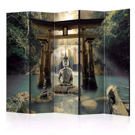 5-delad rumsavdelare - Buddha Smile