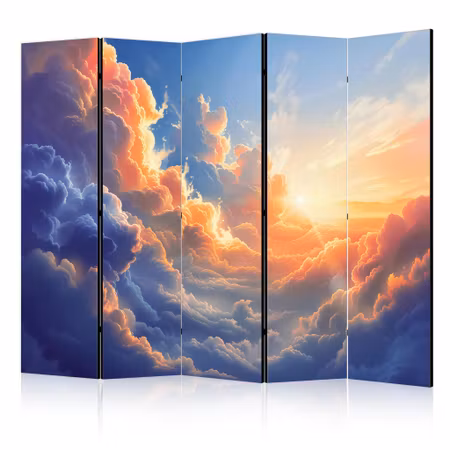 5-delad rumsavdelare - Sunset Over a Cloudy Sea