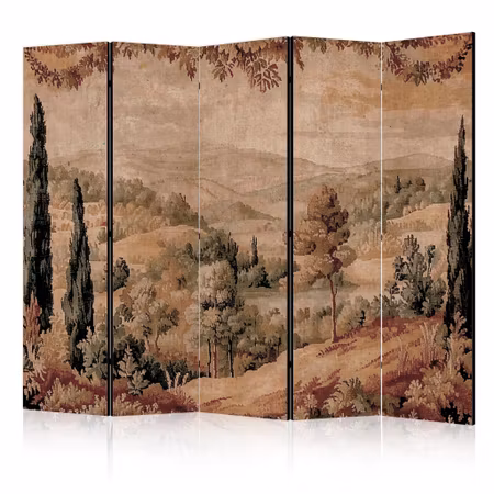 5-delad rumsavdelare - Landscape with Cypresses