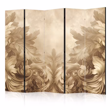 5-delad rumsavdelare - Carved Baroque Ornaments in