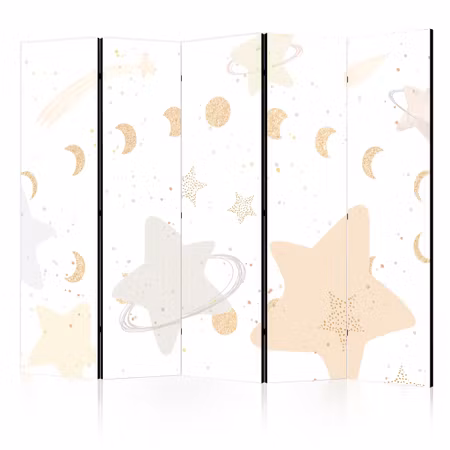 5-delad rumsavdelare - Fairy-tale Galaxy Moon in