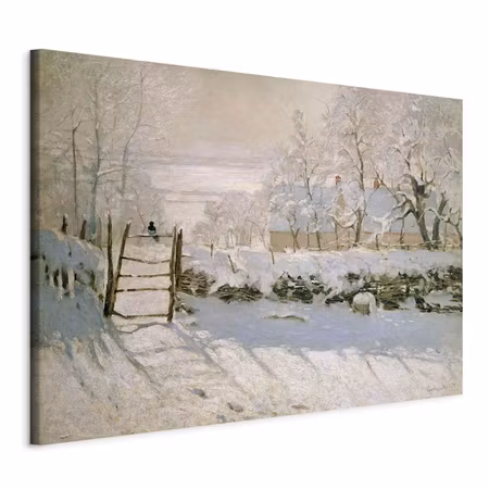 DIY canvastavla XXL - Claude monet the magpie