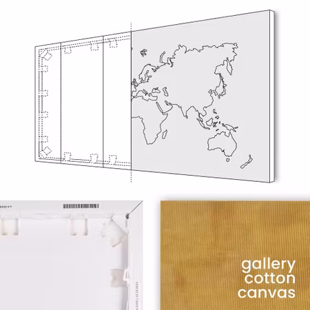 DIY canvastavla XXL - Claude monet the magpie